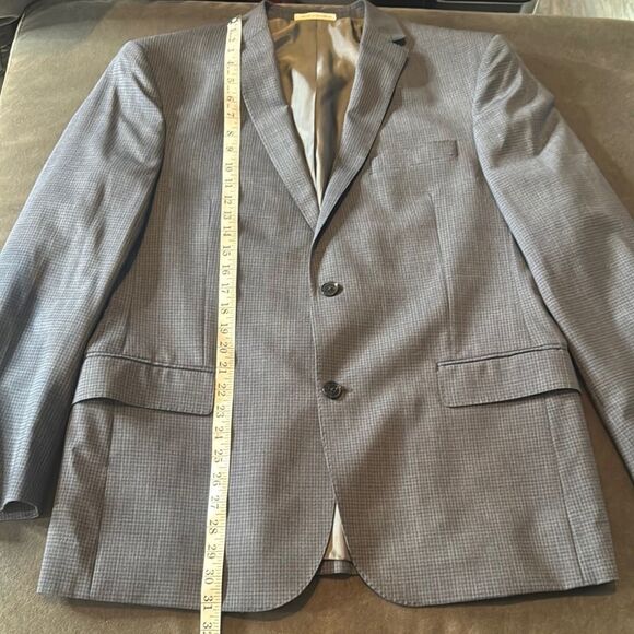 Men's Murano Collezione Gray 2-Pce Slim Fit Suit 44R Jacket Notched Lapel **READ - Picture 8 of 16